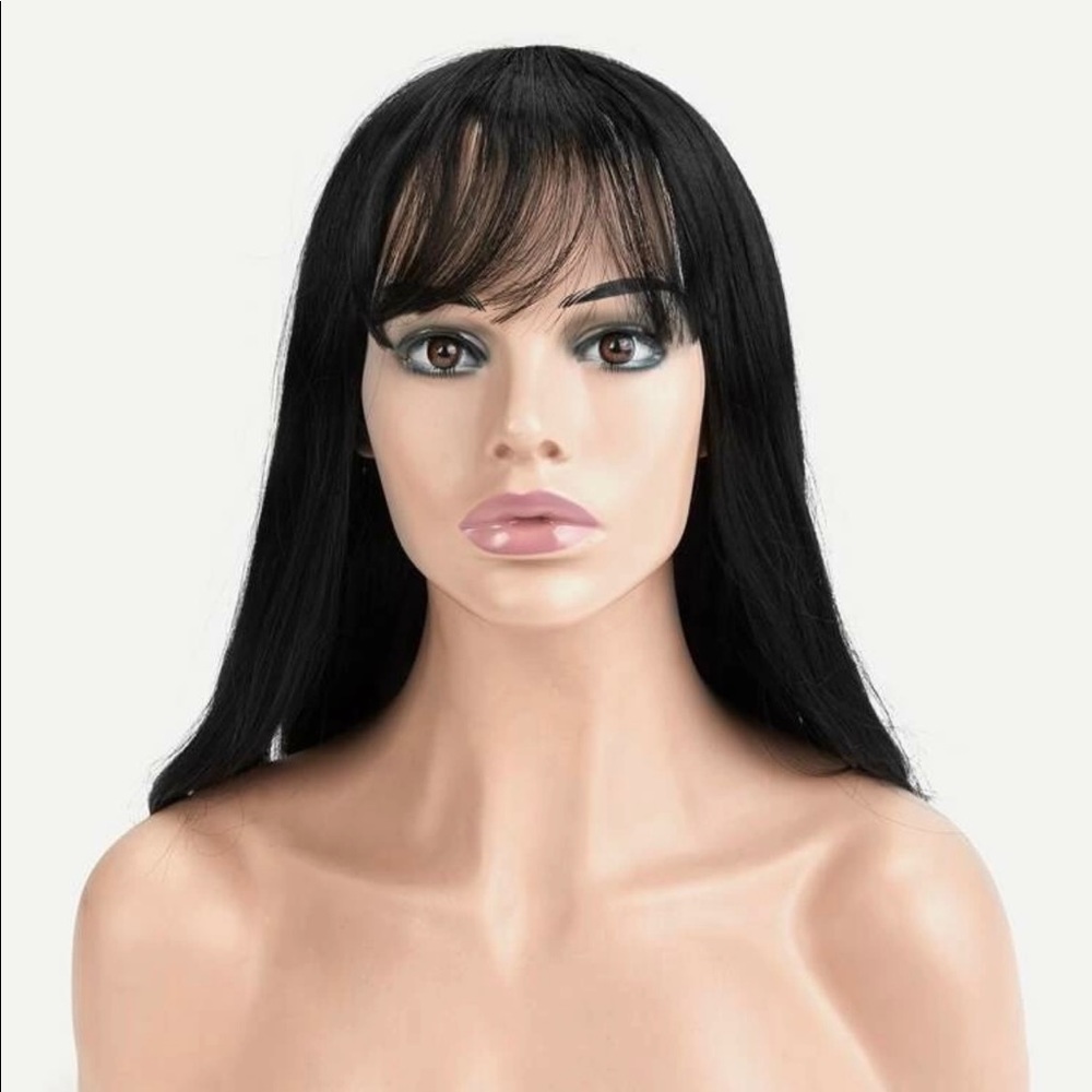 Clip on bangs (Black)